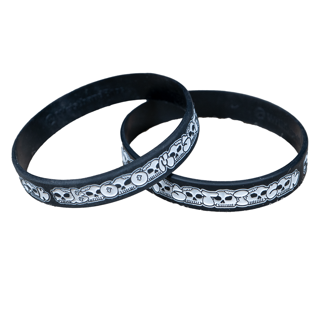 Skull wristband